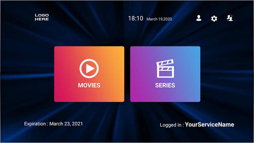 Smarters 1.5.1, TV Only, VOD Only, Fully Gutted Out Edition